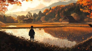 日系风景插画
