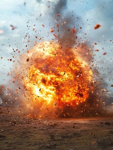爆炸瞬间