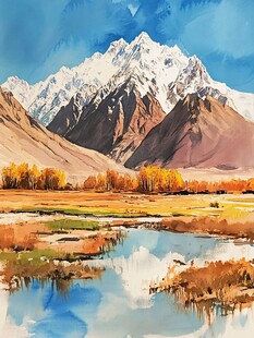 帕米尔高原之秋