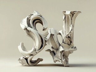 3d字体金属