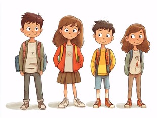 小学生人物设计