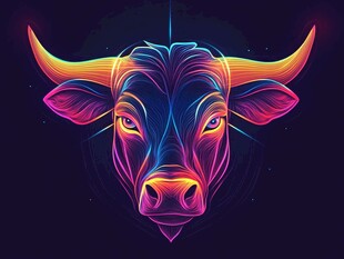 炫彩牛头