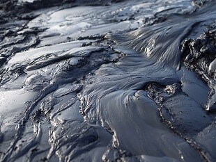 流动的蓝色肌理