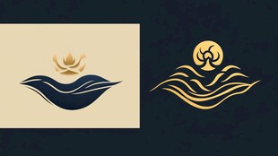 浪花家居装饰标志