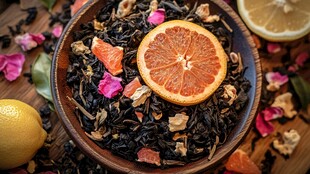 花果茶素材
