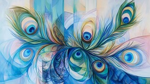 炫彩装饰画五彩装饰画