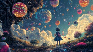 梦幻唯美童话童年美梦