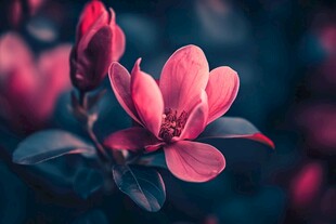 浪漫唯美的粉色花卉