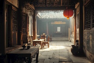 古镇厅堂