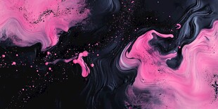 紫色梦幻流体画