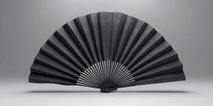 黑漆折扇