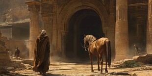 薛西斯接受朝拜