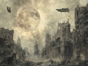 世界末日混乱场景