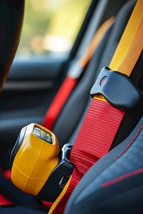 红色安全带卡口