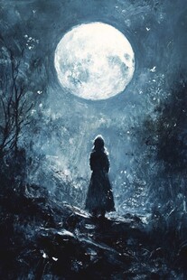 蓝月夜梦幻唯美奇幻