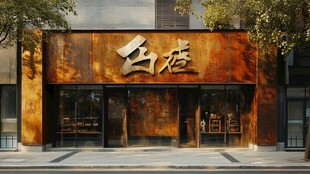 采耳店门头设计