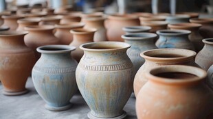 许多陶罐