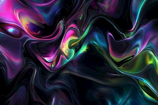 幻彩流体抽象线条背景