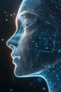 人工智能vr海报背景