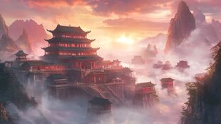 古风仙境天上宫阙