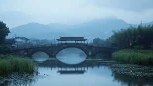 烟雨过桥