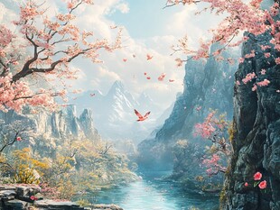 写实风景合成