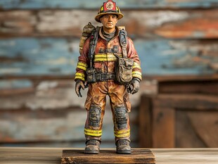 消防员人物模型