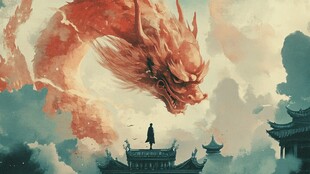 龙年横版插画