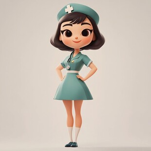 动画女护士