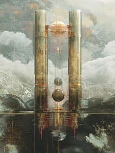 科幻题材插画