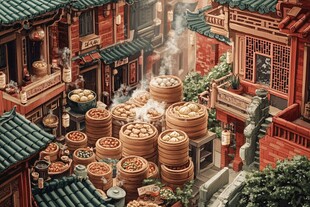 微缩蜀景