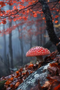 唯美森林野生菌