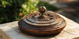 户外艺术型地平日晷