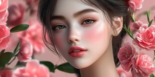 写实人物插画