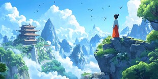 古风人物大场景