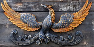凤凰浮雕