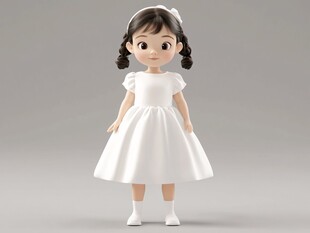 男孩女孩人物模型