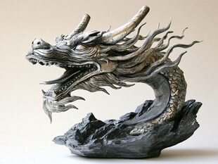 高清龙雕塑