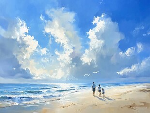 动漫海边