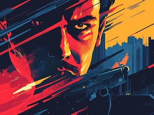 赛博朋克装饰画