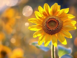 单朵向日葵壁纸