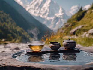 茶杯山水