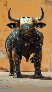 科幻风格牛