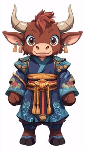 q版牛牛卡通形象设计