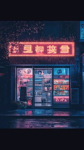 夜晚便利店