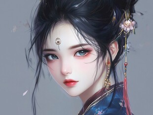 板绘人像