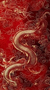 皇家皇室龙袍云纹装饰