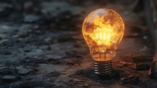 灯泡创意场景图