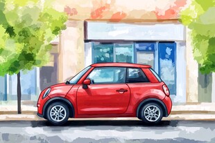小红车