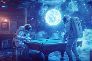 宇航员派对效果